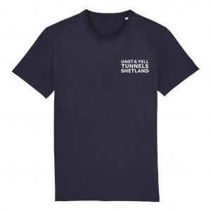 Unst and Yell Tunnels - Navy Blue - T-Shirt