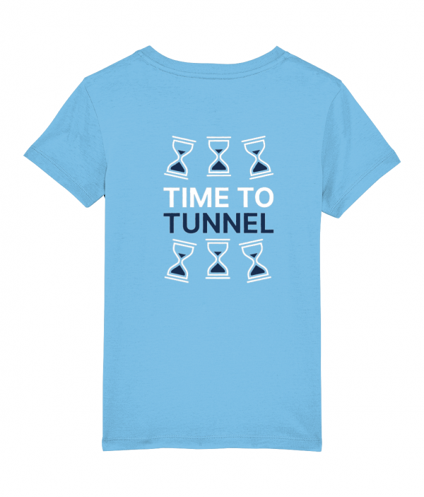 Unst and Yell Tunnels - Aqua Blue - Kids T-Shirt - Image 3
