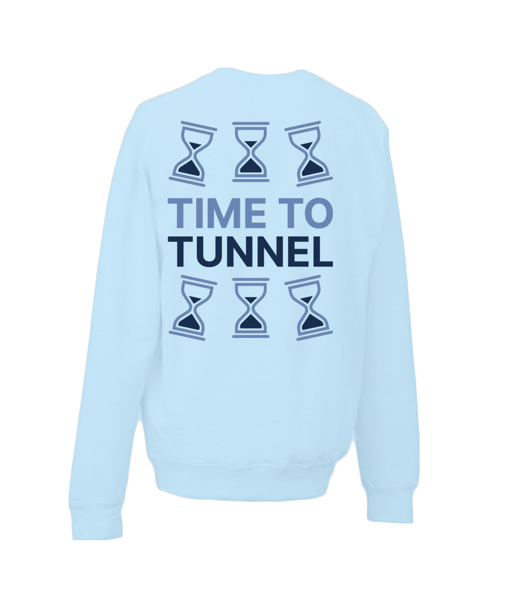 Unst and Yell Tunnels - Sky Blue - Sweatshirt - Image 3