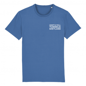 Unst and Yell Tunnels - Mid Blue - T-Shirt