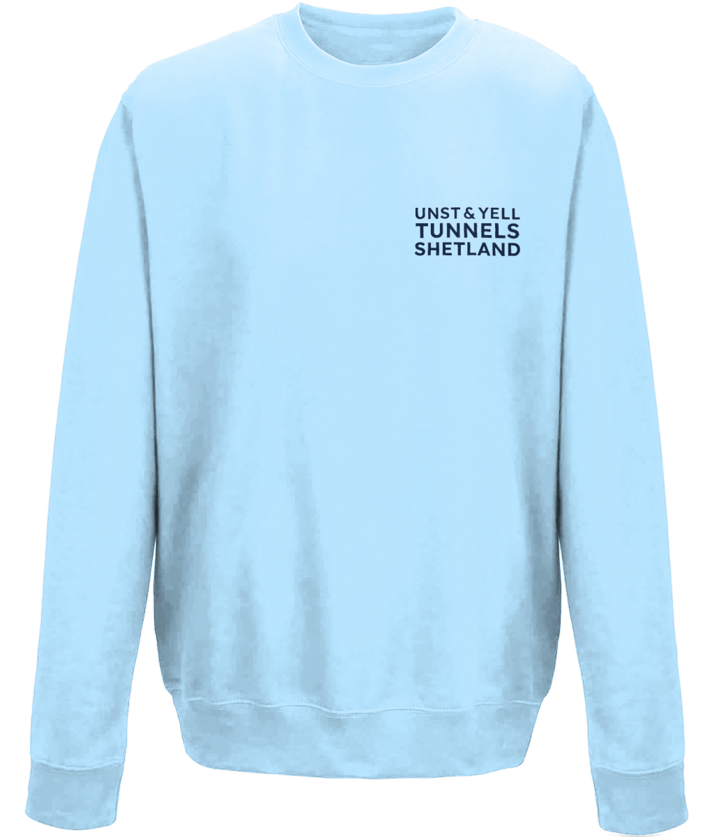 Unst and Yell Tunnels - Sky Blue - Sweatshirt