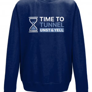 Time to Tunnel - Navy Blue - Kids Sweatshirt