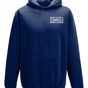 Unst and Yell Tunnels - Navy Blue - Kids Hoodie
