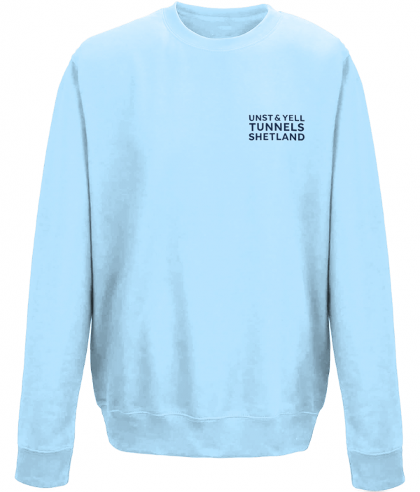 Unst and Yell Tunnels - Sky Blue - Kids Sweatshirt