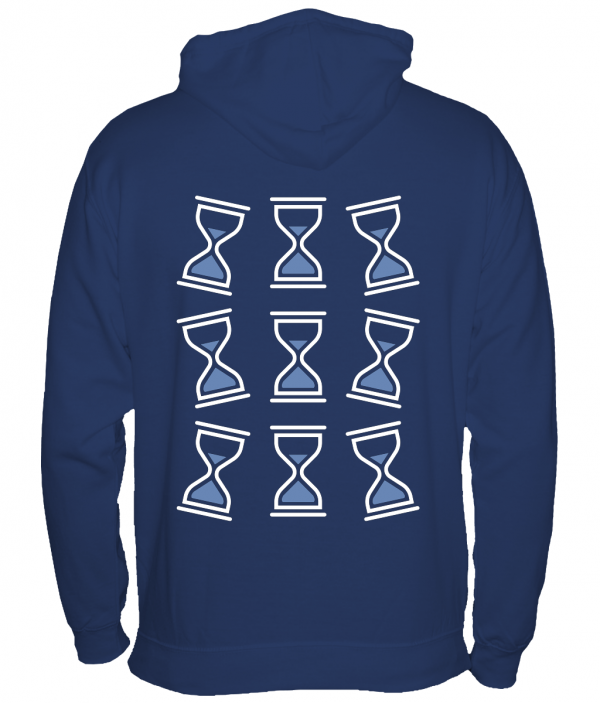 Hourglass - Navy Blue - Kids Hoodie - Image 3