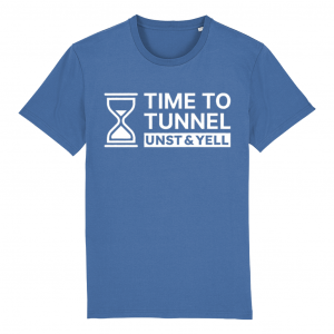 Time to Tunnel - Mid Blue - T-Shirt