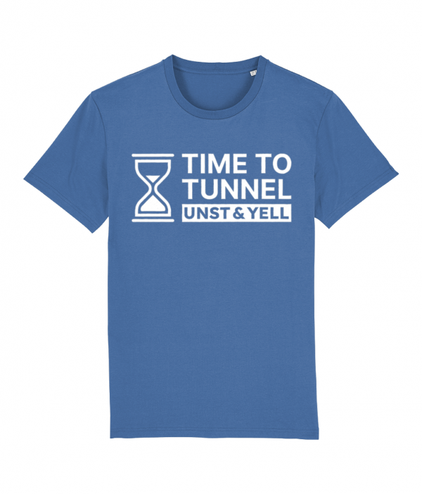 Time to Tunnel - Mid Blue - T-Shirt