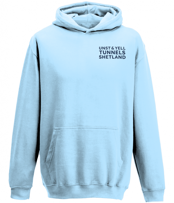 Unst and Yell Tunnels - Sky Blue - Hoodie - Image 2