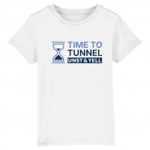 Time to Tunnel - White - Kids T-Shirt