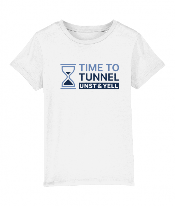 Time to Tunnel - White - Kids T-Shirt
