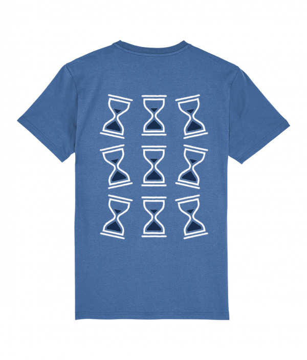 Hourglass - Mid Blue - T-Shirt - Image 3
