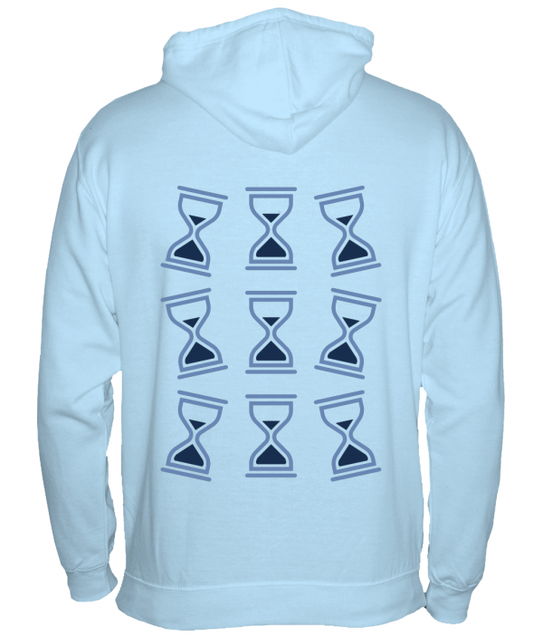 Hourglass - Sky Blue - Kids Hoodie - Image 3