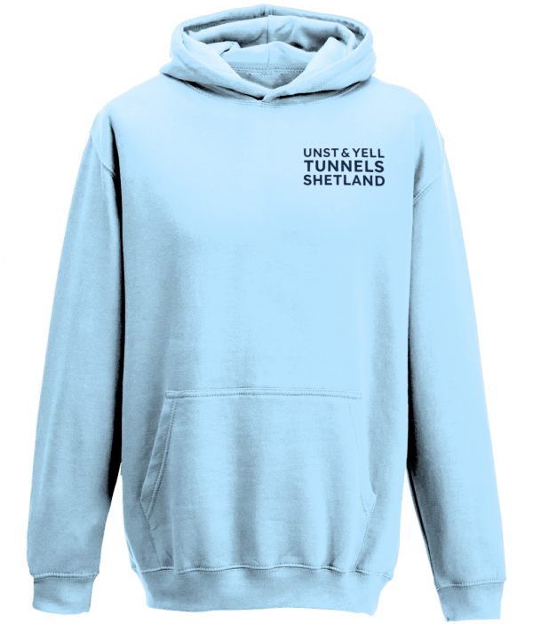 Unst and Yell Tunnels - Sky Blue - Kids Hoodie