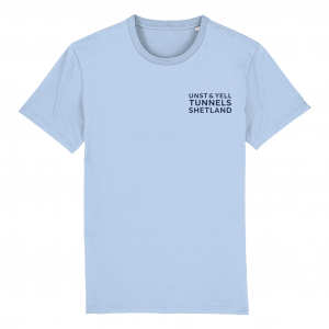 Unst and Yell Tunnels - Sky Blue - T-Shirt