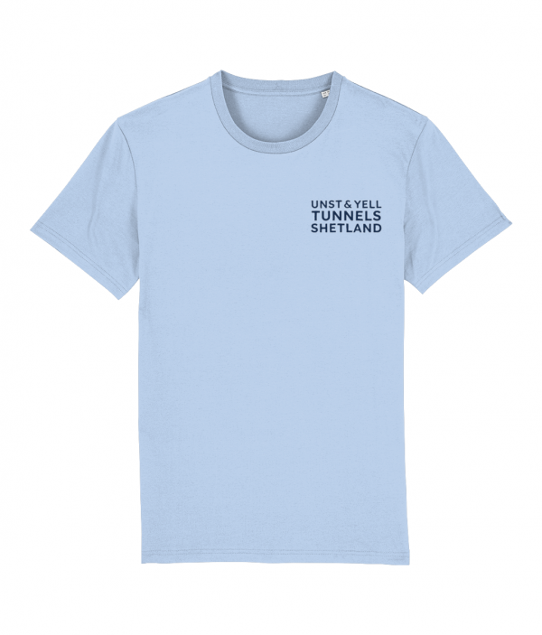 Unst and Yell Tunnels - Sky Blue - T-Shirt